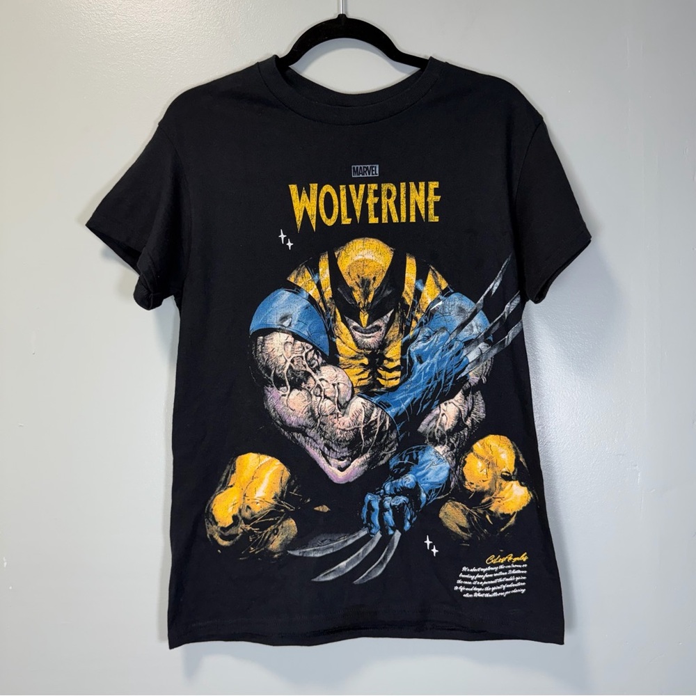 Marvel X Creative‎ Visuals LA Wolverine Men’s Black T-shirt Size Small NWT